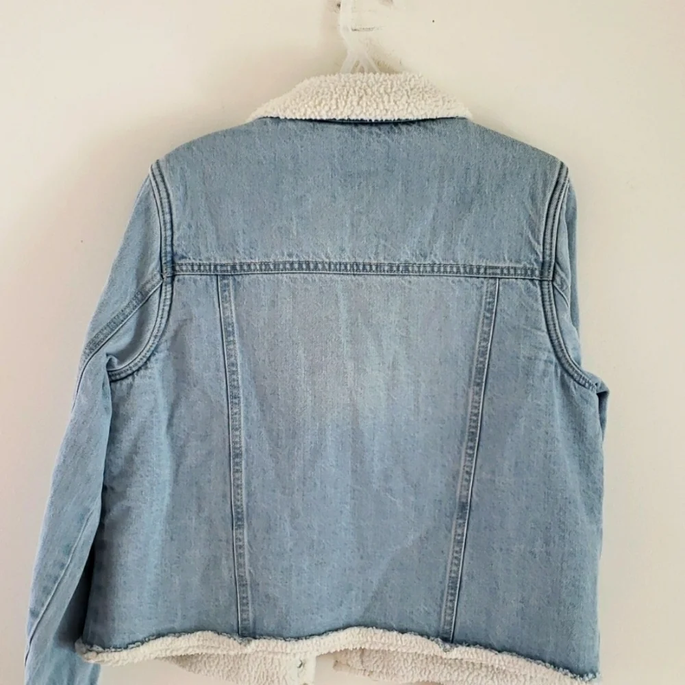 GIRL'S CHILDREN'S PLACE LINED DENIM JACKET SIZE 16 XXL